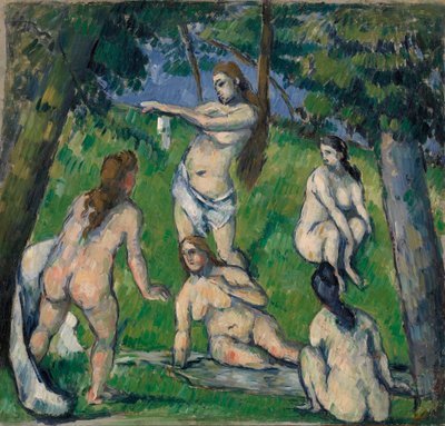 Cinq baigneurs, 1877-78 - Paul Cézanne